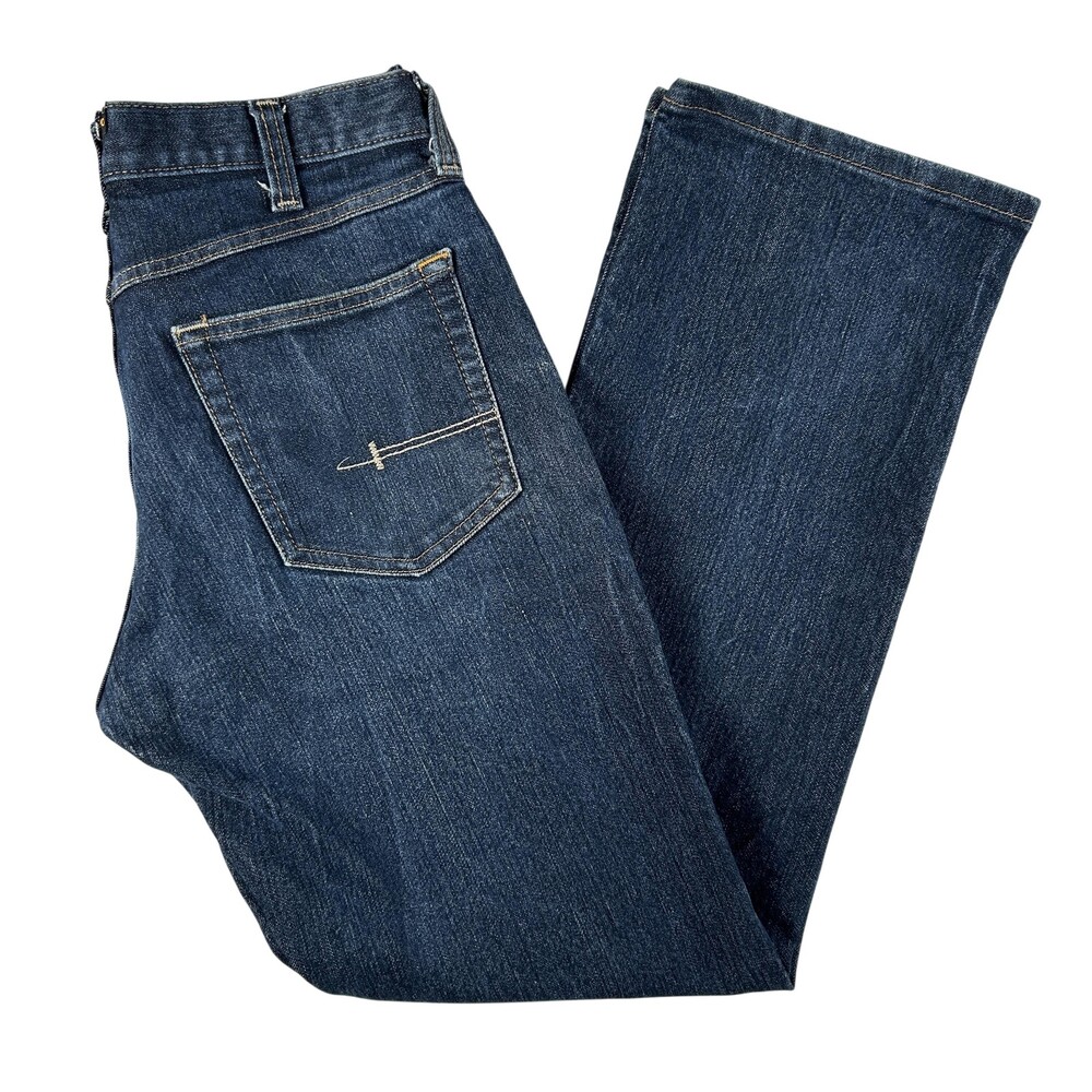 Ariat Rebar M5 Straight Leg Jeans Mens 30x32 Medium Wash Blue Stretch Denim